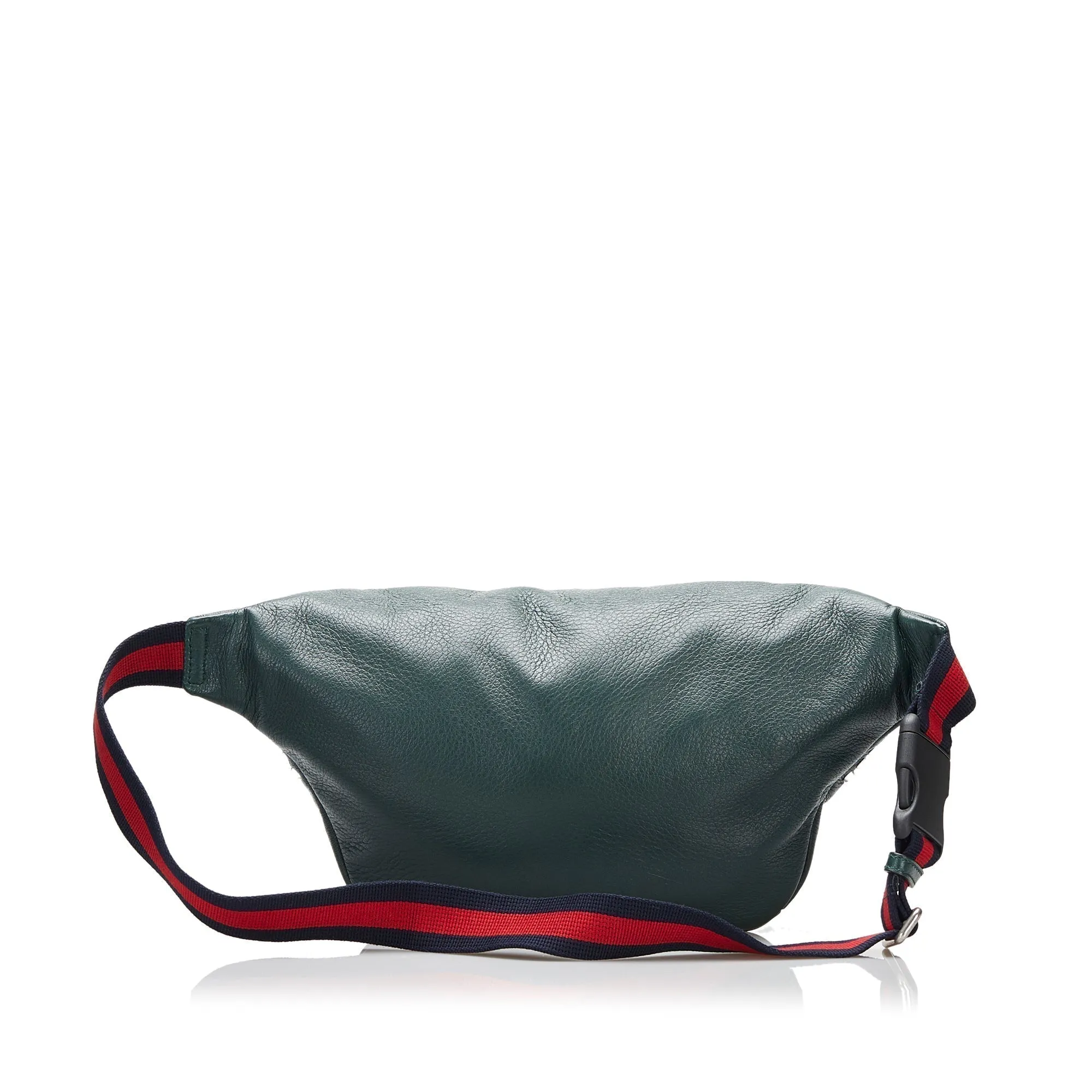 Gucci Unbeatable price Embellished Belt Green Deadline-driven Bag Web Crystal Leather