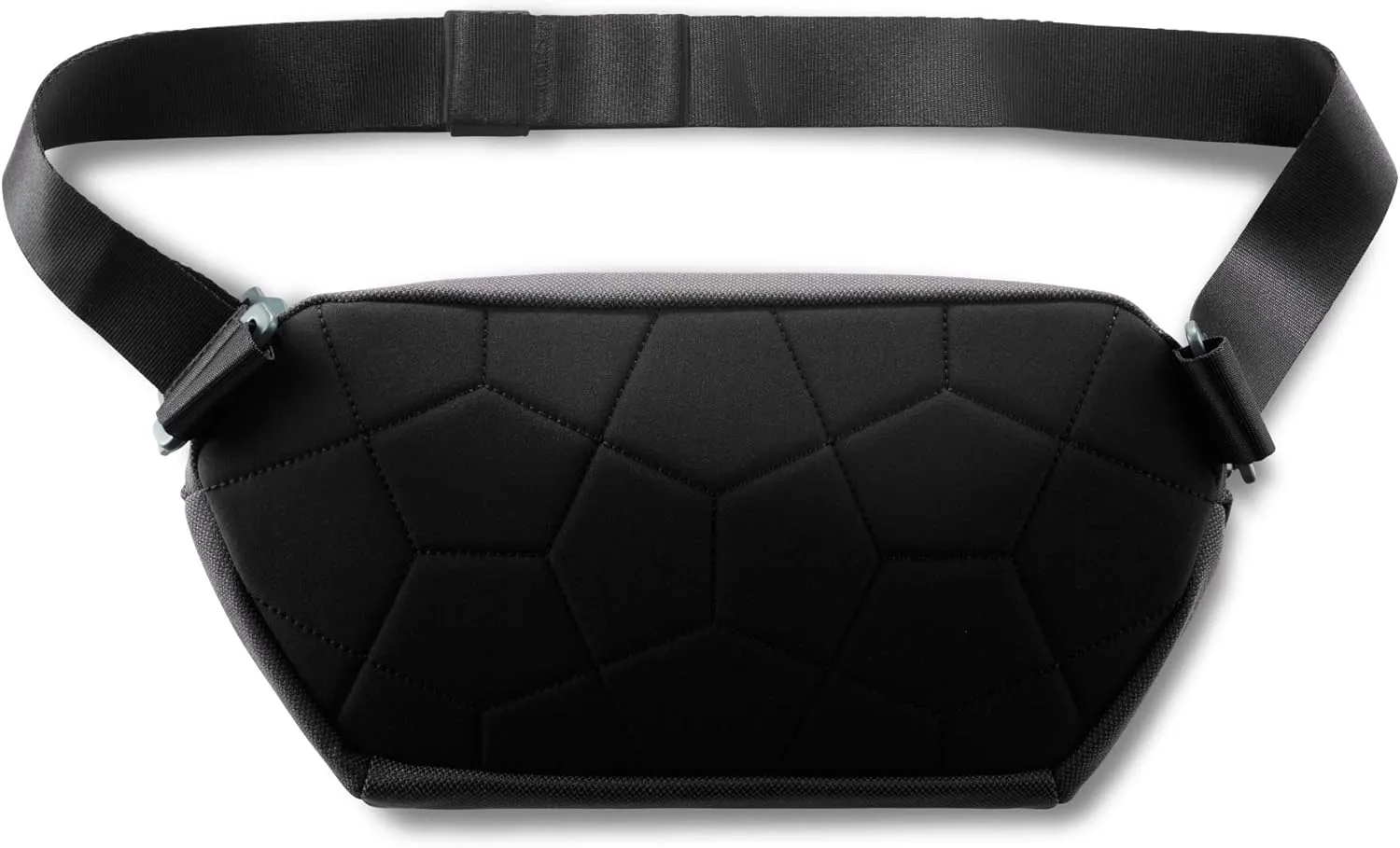 HEIMPLANET Original | Transit Line Sling Pocket XL | Water-resistant Waist Pack Made of Durable and Sustainable DYECOSHELL | Adjustable and Detachable Belt Buckle | Supports 1% for The Planet (Black)