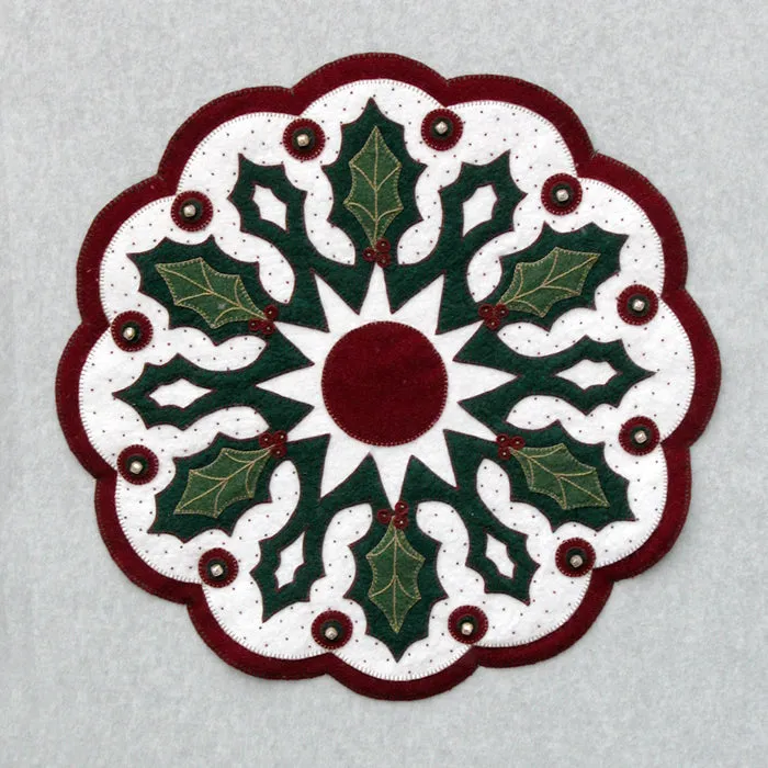 Holly All Around Table Topper Pattern DBM-015w  - Wholesale Product