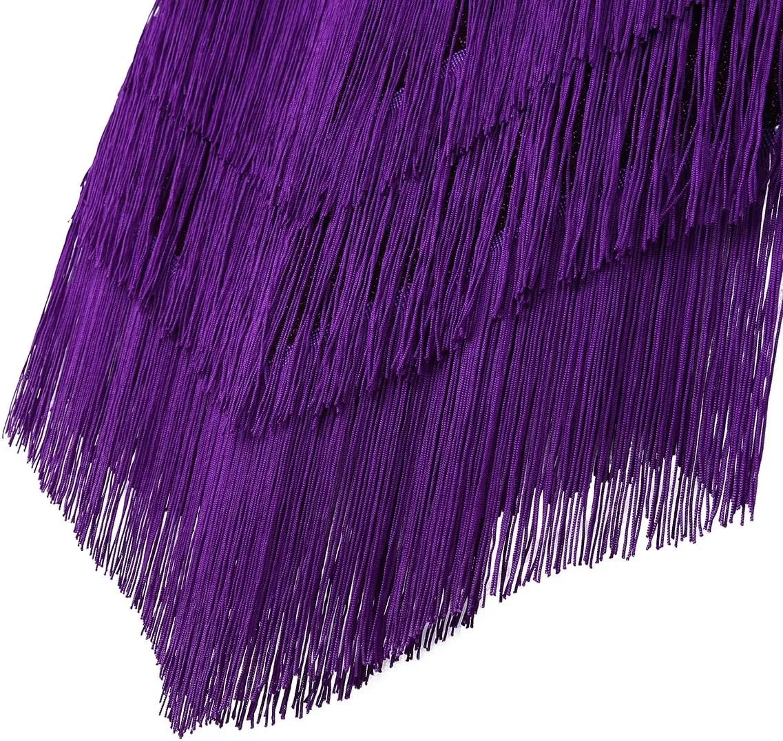 iEFiEL Wonen's Spaghetti Straps Sparkling Sequins Gowns Rhythm Ballroom Salsa Samba Rumba Tango Latin Dance Dress
