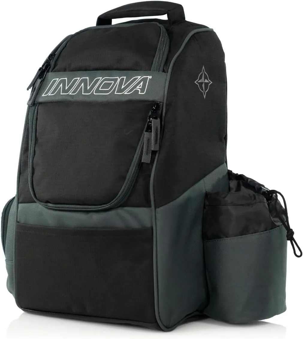 INNOVA Disc Golf 2019 Adventure Pack Backpack Disc Golf Bag - Black