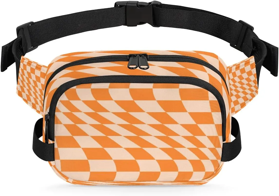 Interesting Abstraction Design Fanny Pack for Women Men Waist Packs Hip Bum Bag with Adjustable Belt Waterproof Crossbody Bags for Gym Running Travel