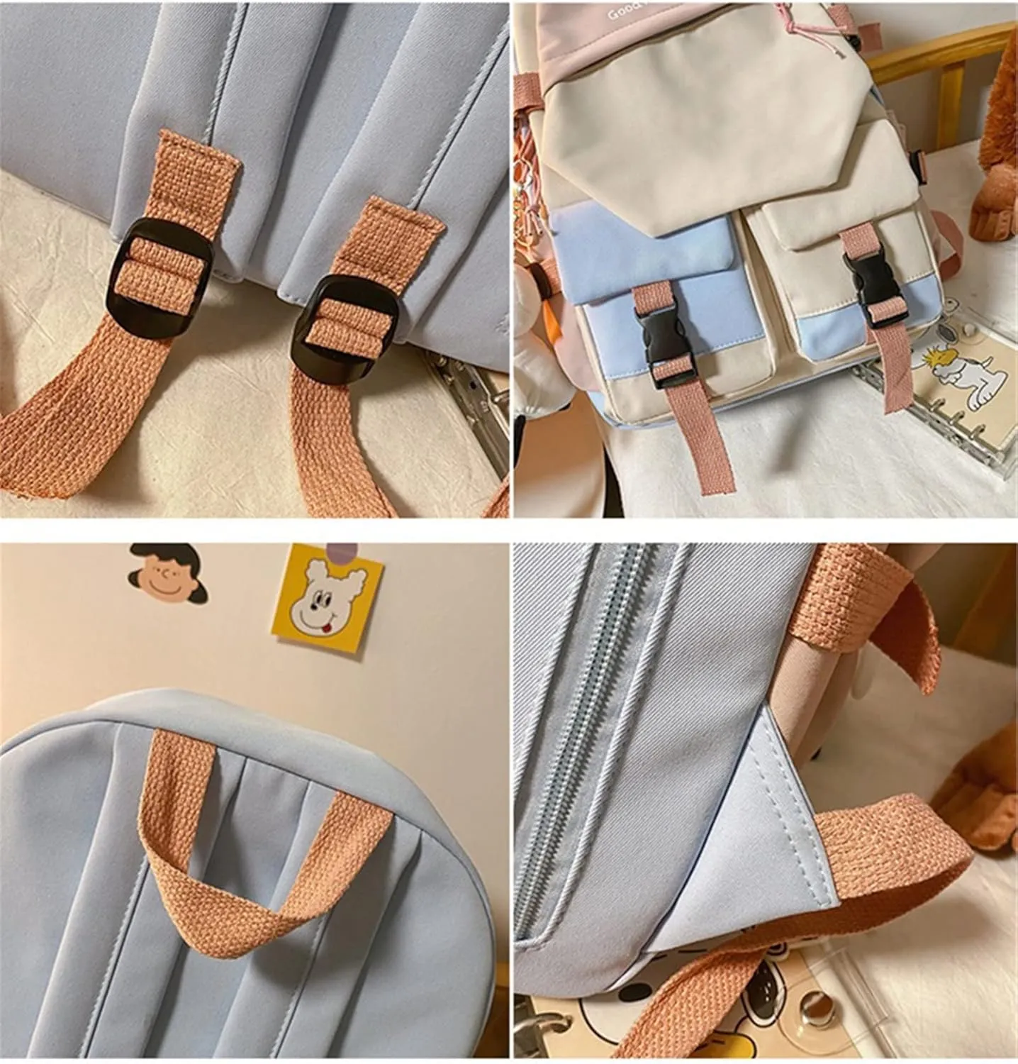 ISaikoy Anime Komi can't communicate Backpack Shoulder Bag Bookbag Student School Bag Daypack Satchel E13