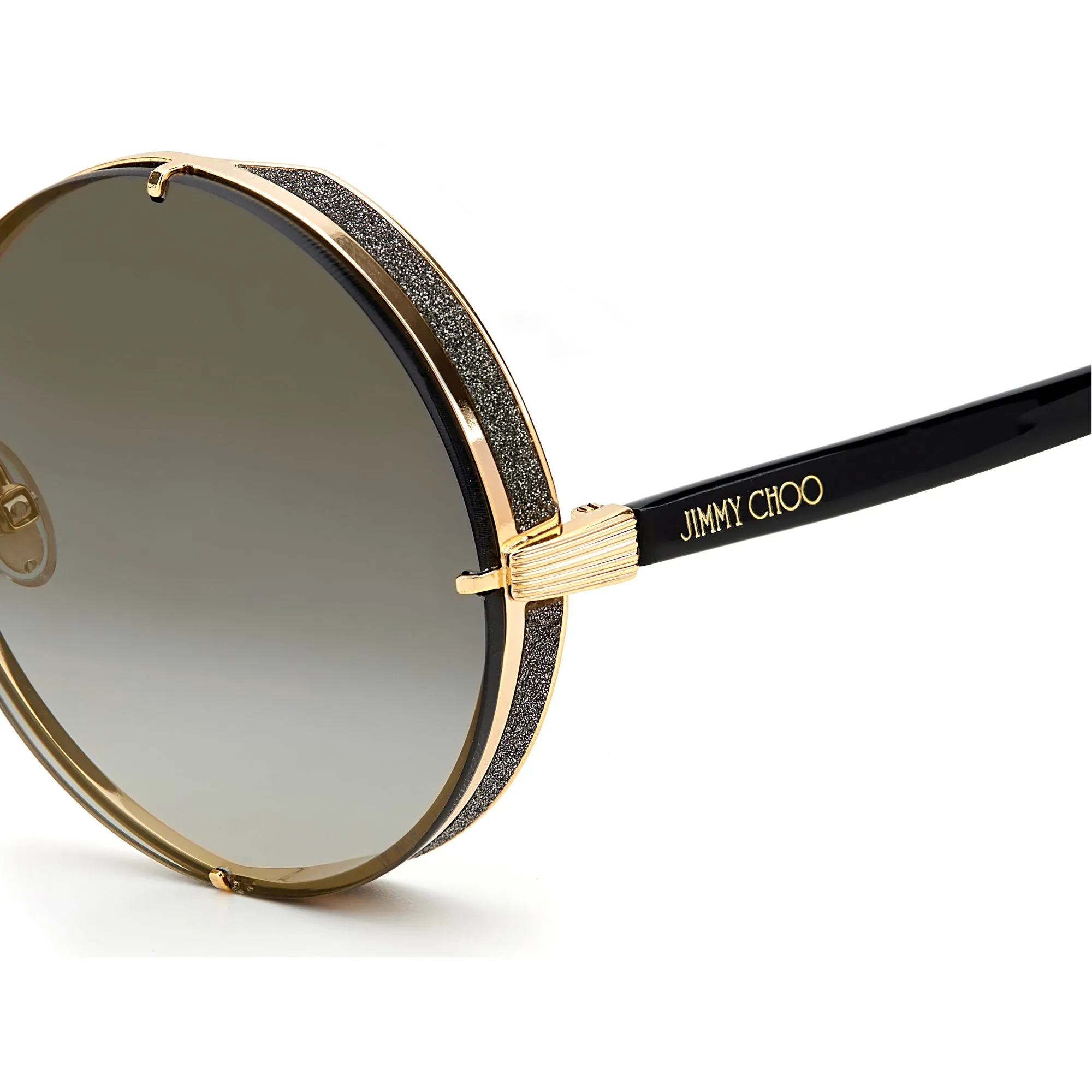 Jimmy Choo LILO/S RHL 58FQ (JC18)Women's Gold Black