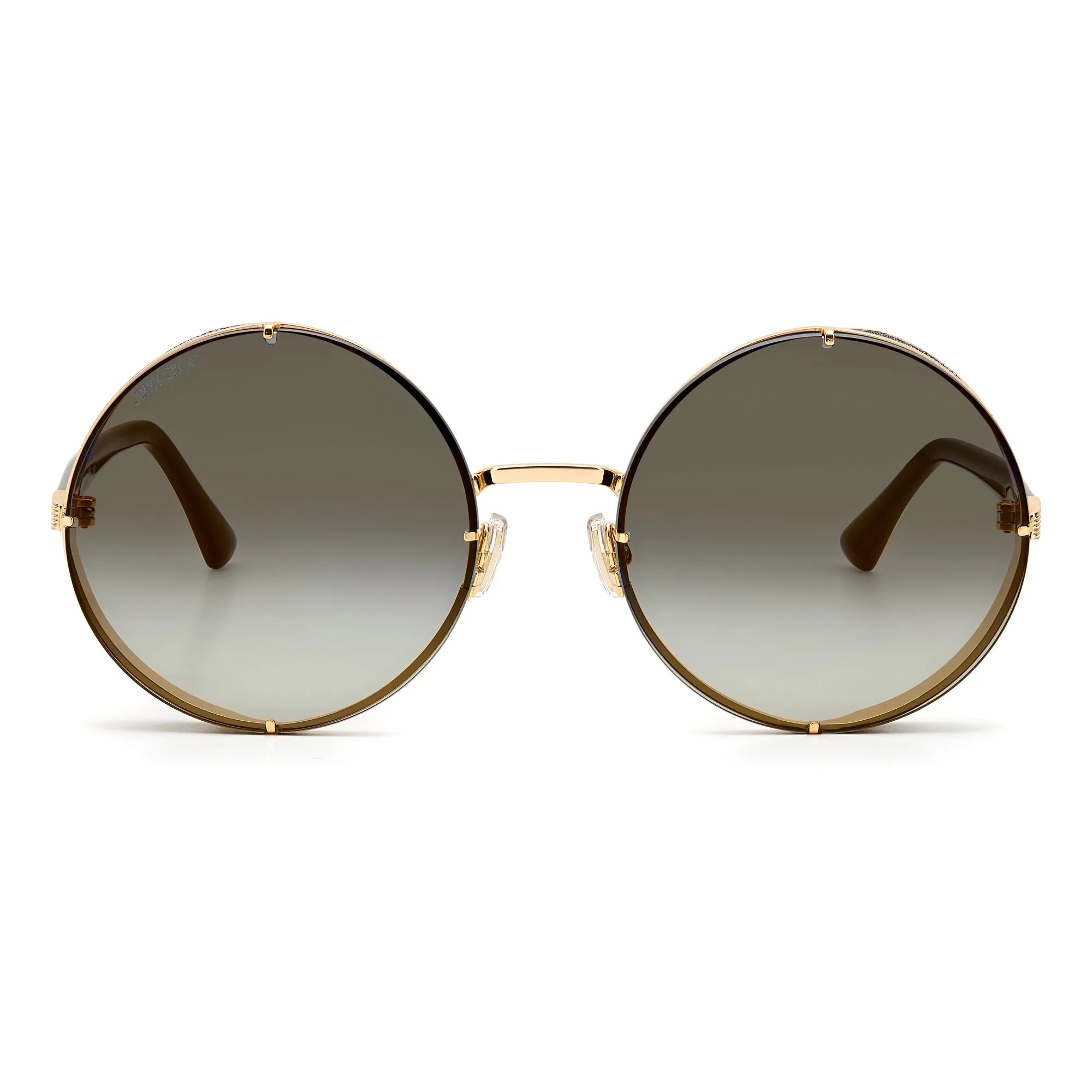 Jimmy Choo LILO/S RHL 58FQ (JC18)Women's Gold Black