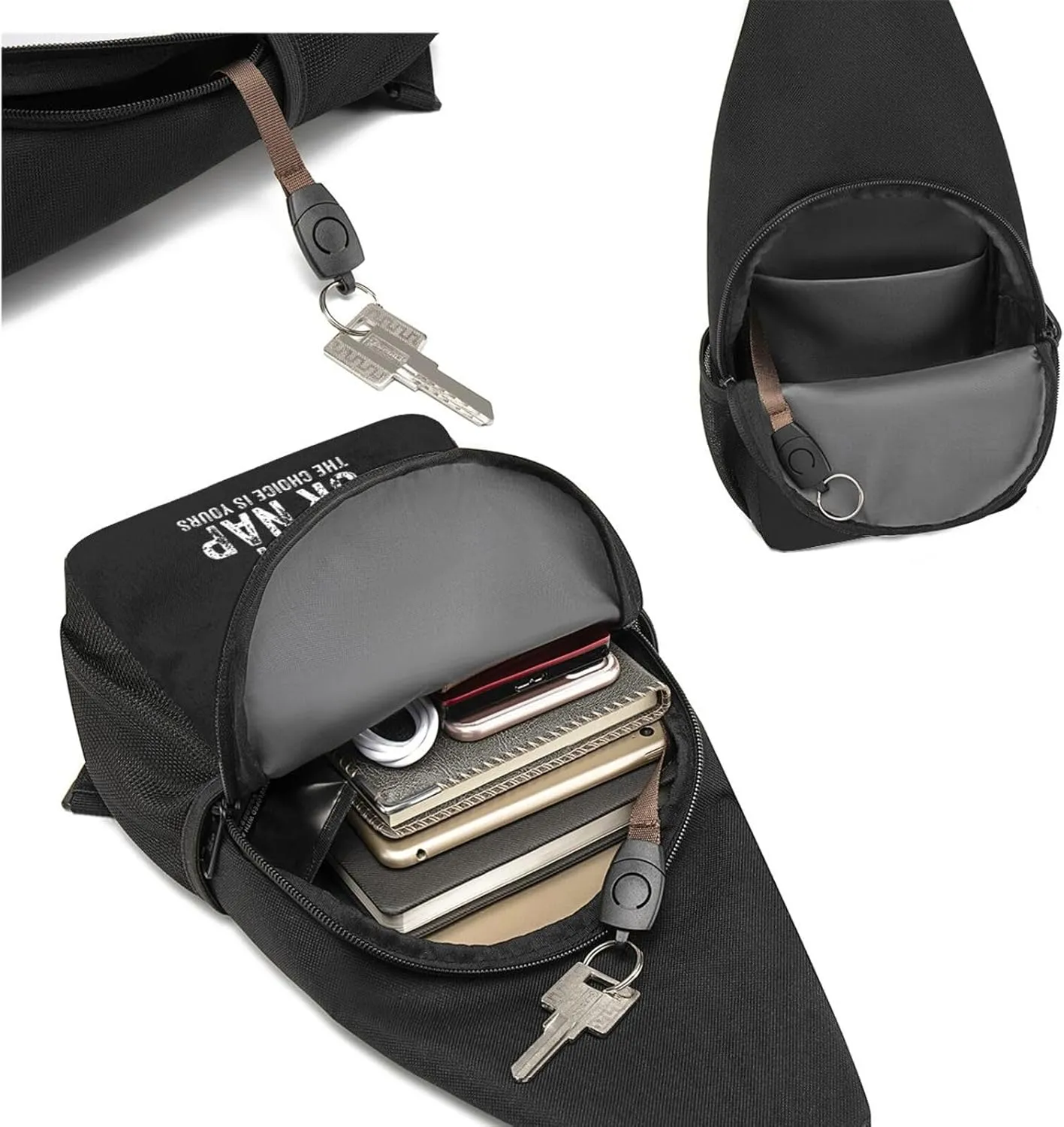 Jiu Jitsu Shirt Tap Snap Or Nap Adjustable Fanny Pack Waist Bag For Travel Sports
