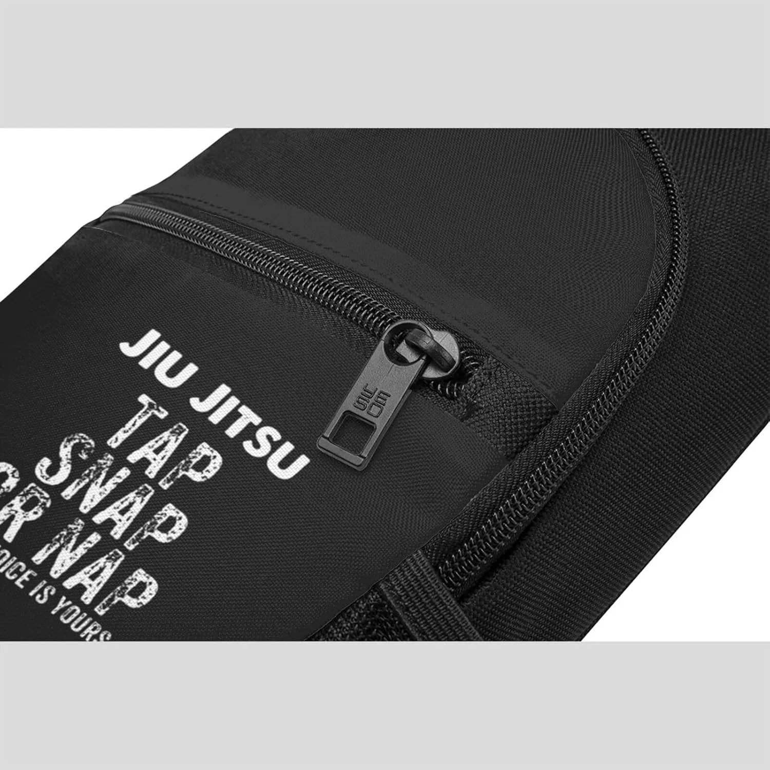 Jiu Jitsu Shirt Tap Snap Or Nap Adjustable Fanny Pack Waist Bag For Travel Sports