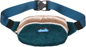 KAVU Snuggy Spectator Belt Bag Fleece Cord Hip Fanny Pack - Evening Dew