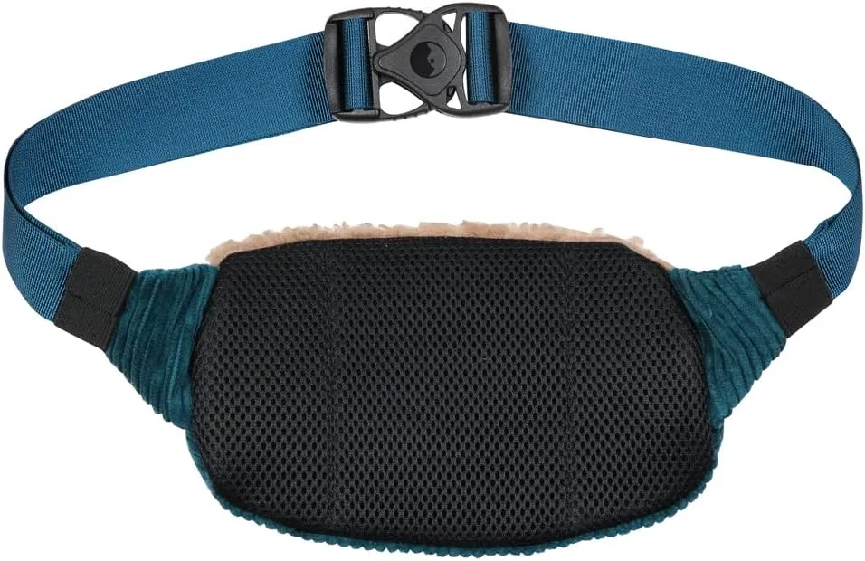 KAVU Snuggy Spectator Belt Bag Fleece Cord Hip Fanny Pack - Evening Dew