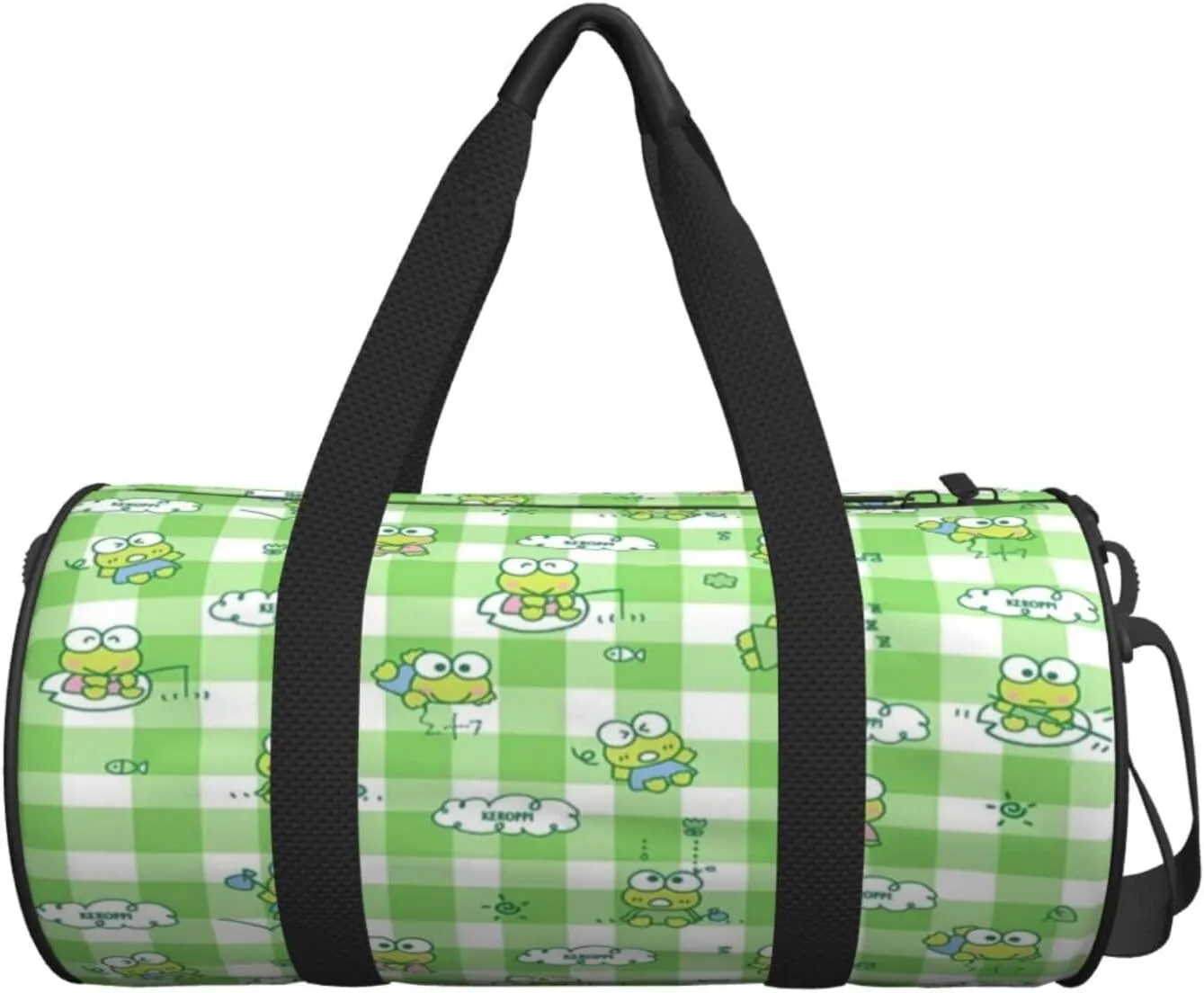 Ker-oppi Duffel Bag Large Capacity Portable Round Travel bag,Travel Sports Bag for Men and Women One Size