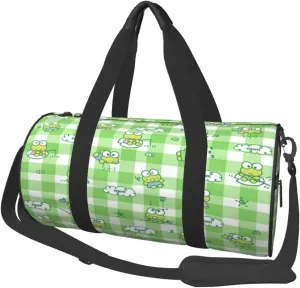 Ker-oppi Duffel Bag Large Capacity Portable Round Travel bag,Travel Sports Bag for Men and Women One Size