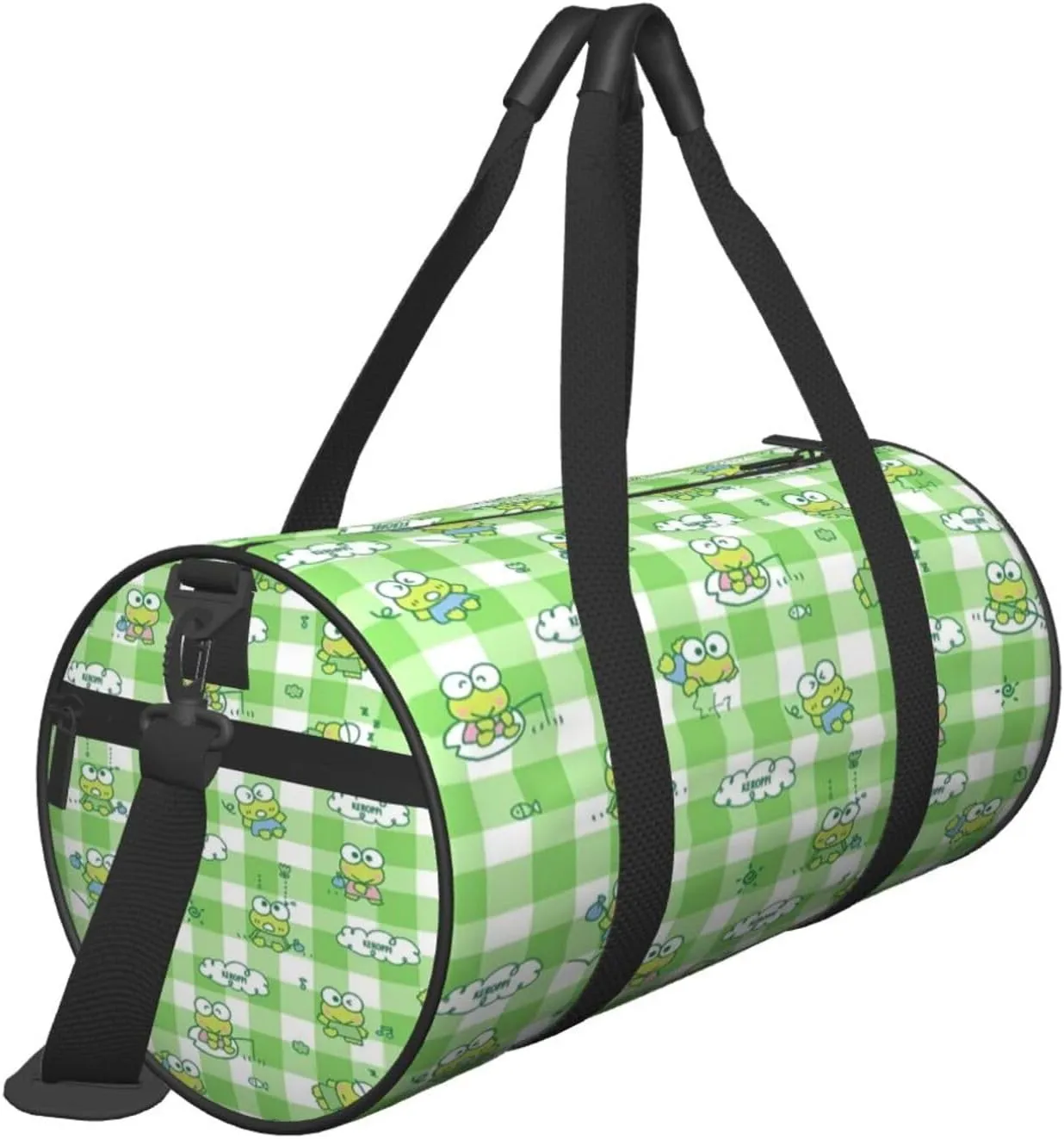 Ker-oppi Duffel Bag Large Capacity Portable Round Travel bag,Travel Sports Bag for Men and Women One Size