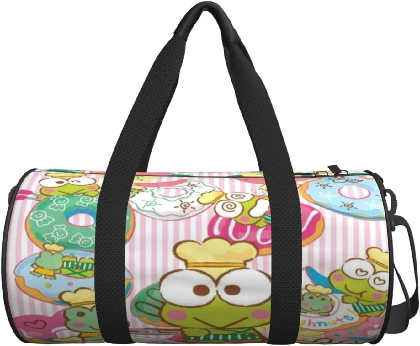 Ker-oppi Duffel Bag Large Capacity Portable Round Travel bag,Travel Sports Bag for Men and Women One Size
