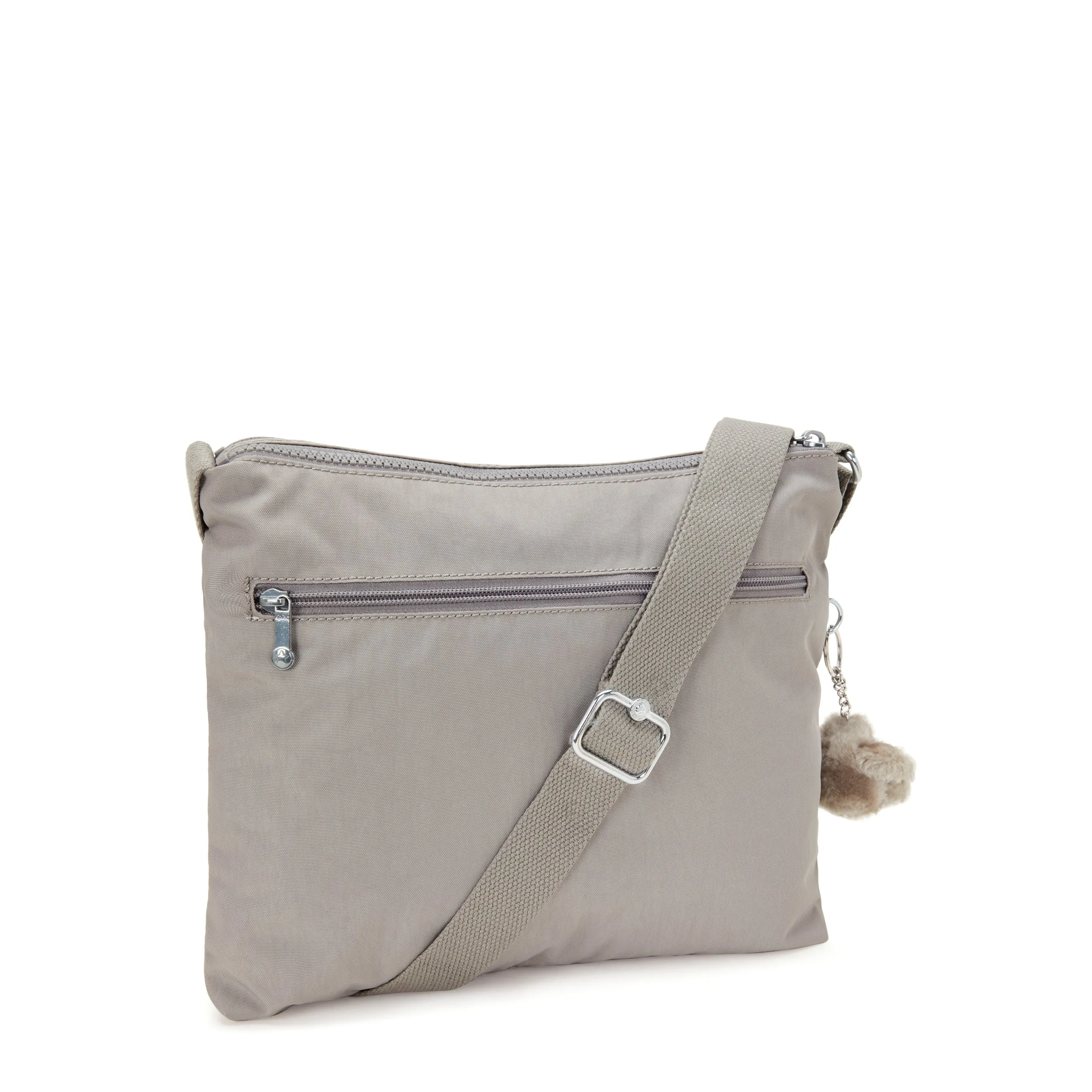 KIPLING-Alvar-Medium crossbody-Grey Gris-13335-89L