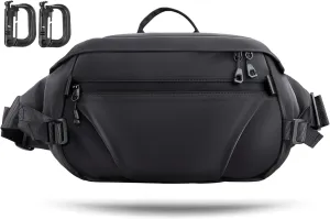Large Fanny Pack for Men, Men's Crossbody Bag Fanny Pack Waist Pack for Women Sling Bag Everywhere Belt Bag for Workout Travel Everyday