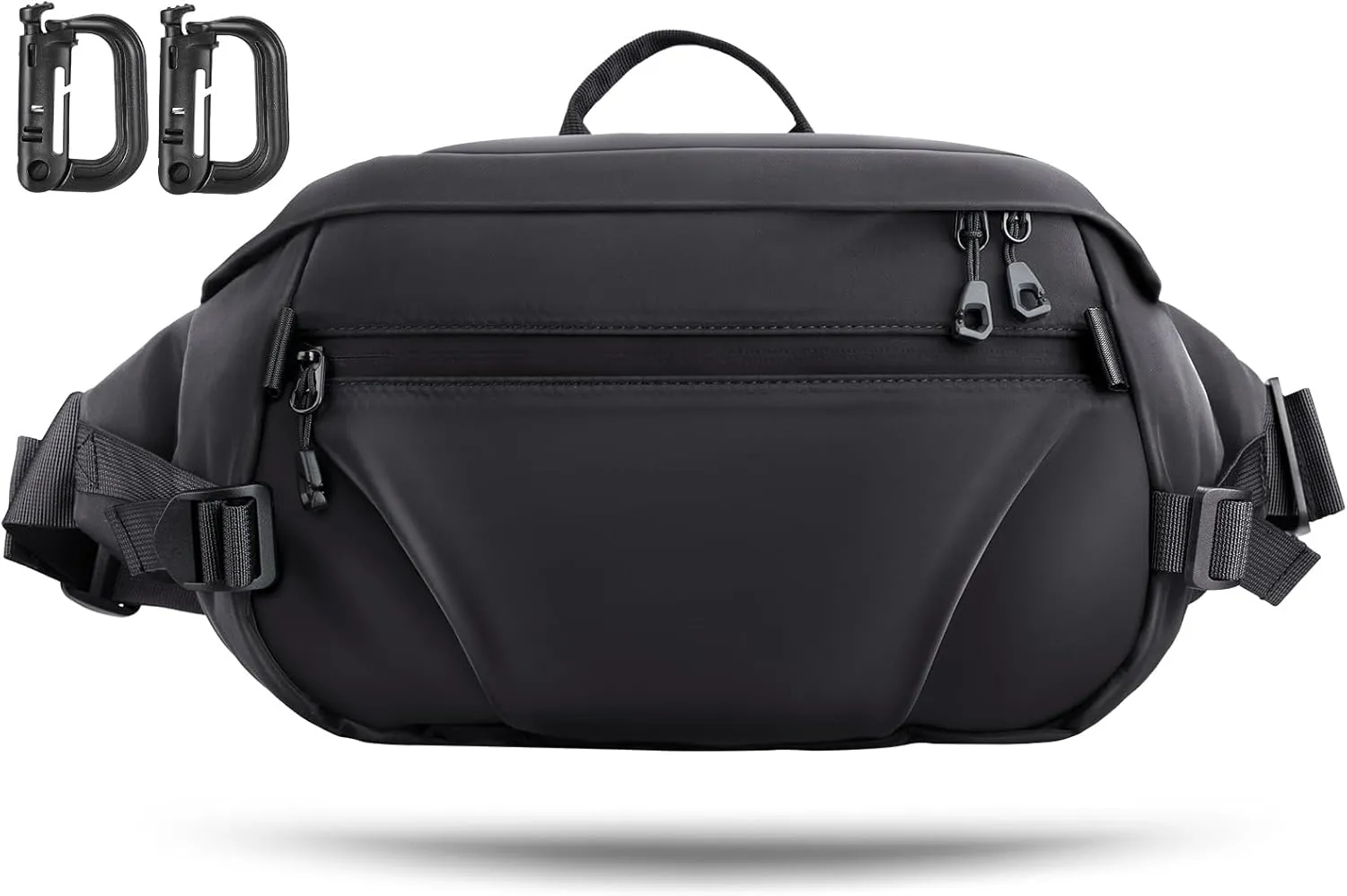 Large Fanny Pack for Men, Men's Crossbody Bag Fanny Pack Waist Pack for Women Sling Bag Everywhere Belt Bag for Workout Travel Everyday