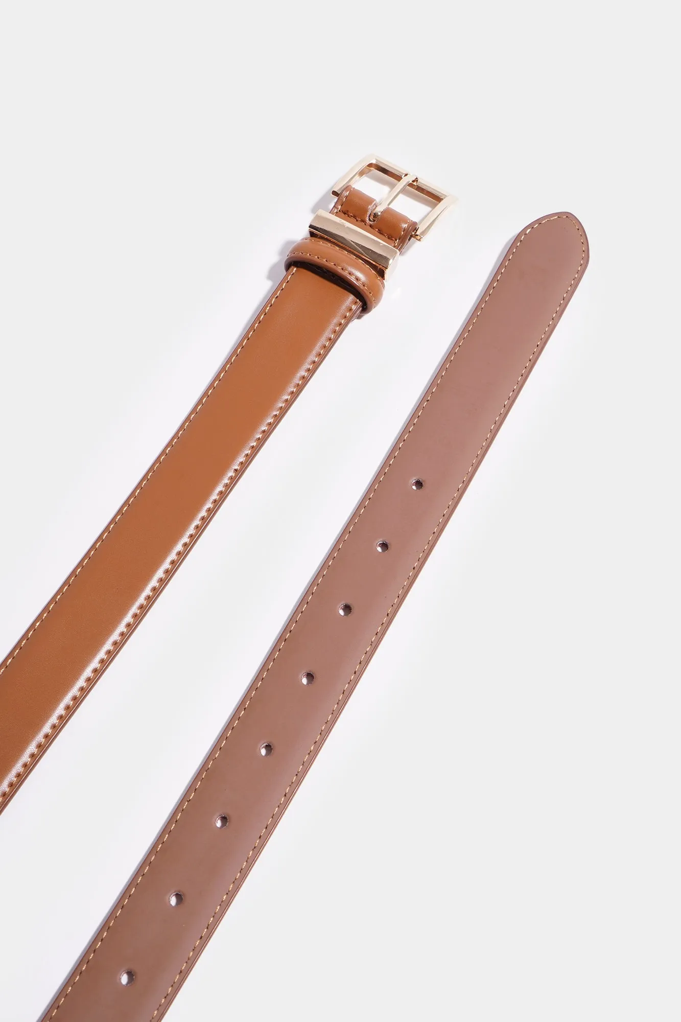 Leather Buckled Belt