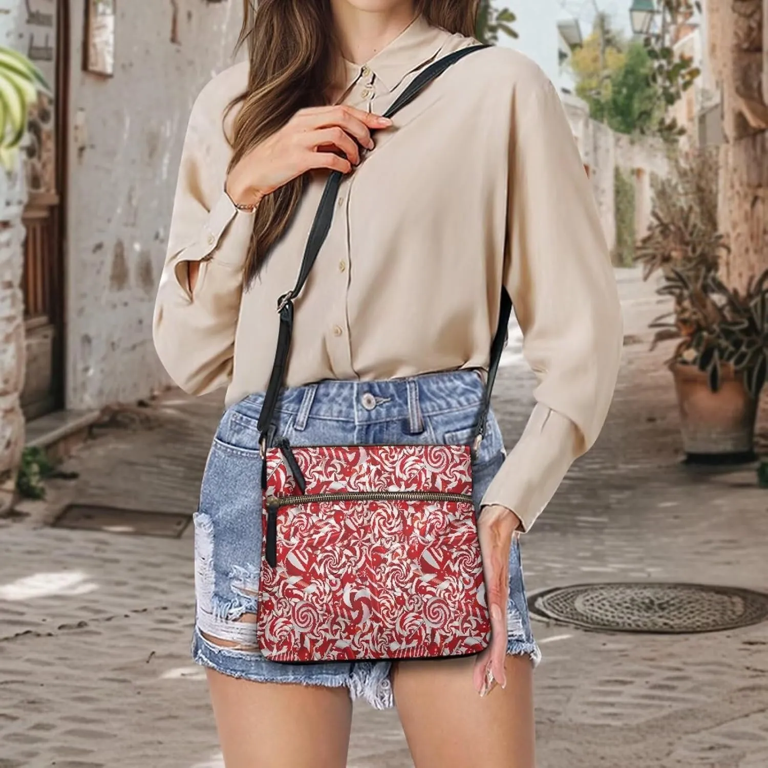 Leather Shoulder Bag for Women Casual Crossbody Bags for Women Handbags Hobo Purses for Shopping