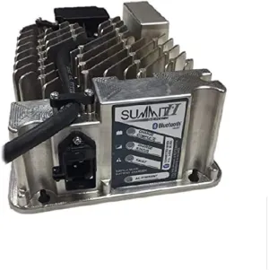 Lester Summit Series II Battery Charger 650W 36/48V with E-Z-GO RXV & TXT 48V 3-Pin Plug with 8.5 Ft. DC Cord
