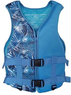 Life Jackets with Adjustable Belt and Zipped, Swimming Jacket for Boating Fishing Surfing(Blue B,Large)