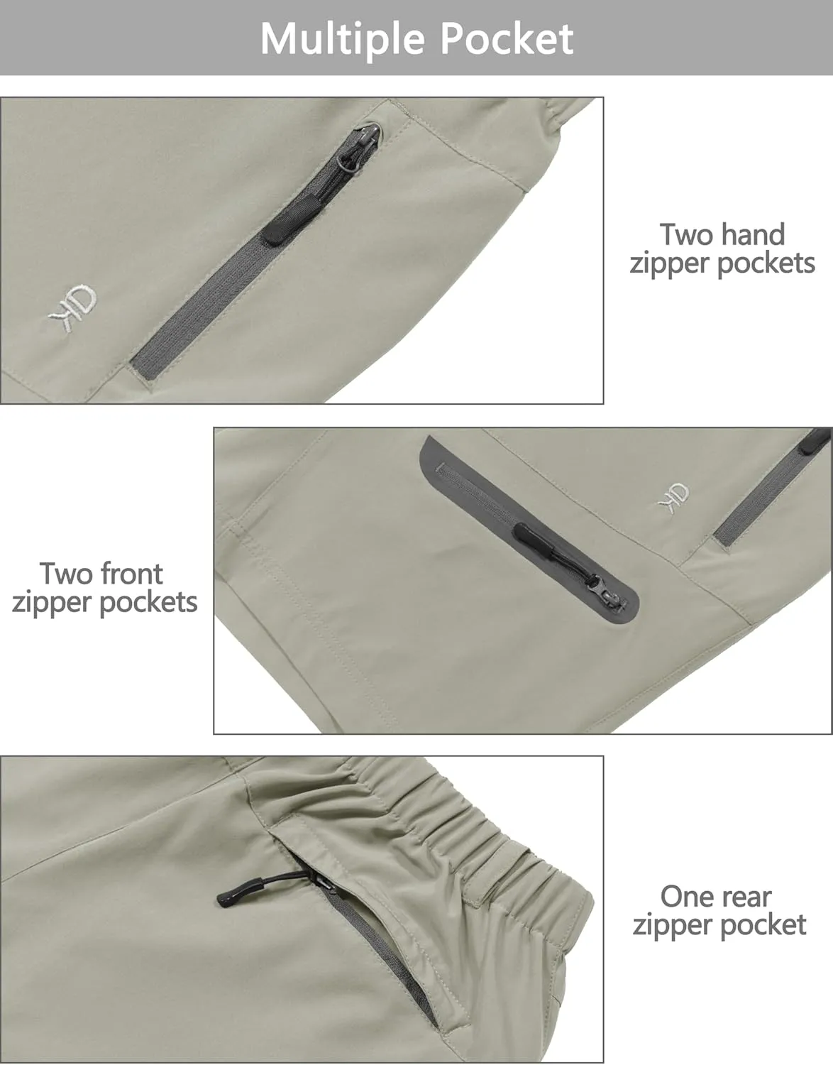 Little Donkey Andy Women's Stretch Quick Dry Shorts for Hiking, Camping, Travel