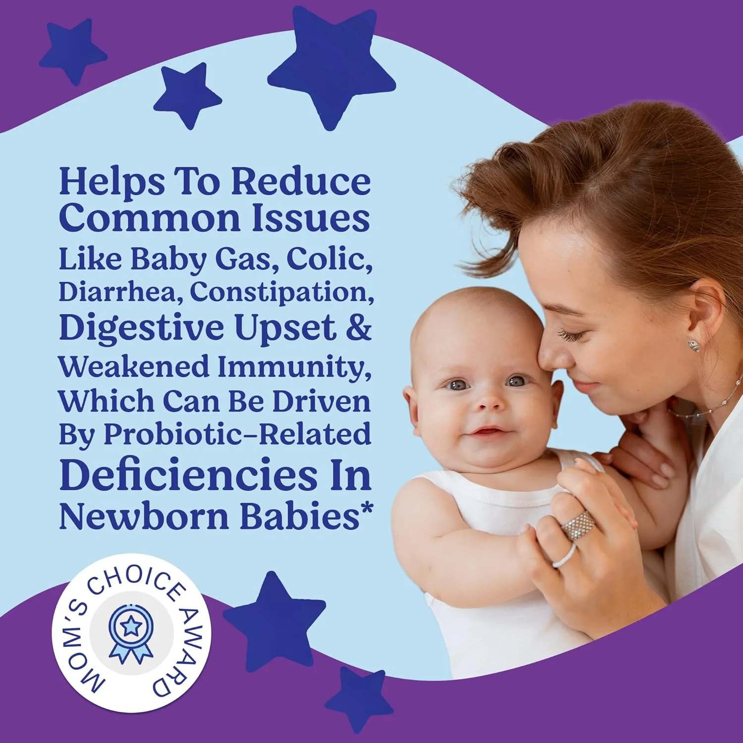 Lovebug Award Winning USDA Organic Probiotic for Babies | Multi-Strain 4 Billion CFU | Easy-to-Take Powder | Sugar Free | Ages 6-12 Months | 30 Packets
