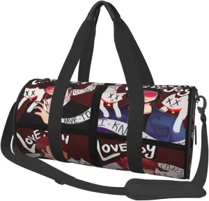 Lovejoy are you alright Duffel Bag Large Capacity Portable Round Travel bag,Travel Sports Bag for Men and Women One Size