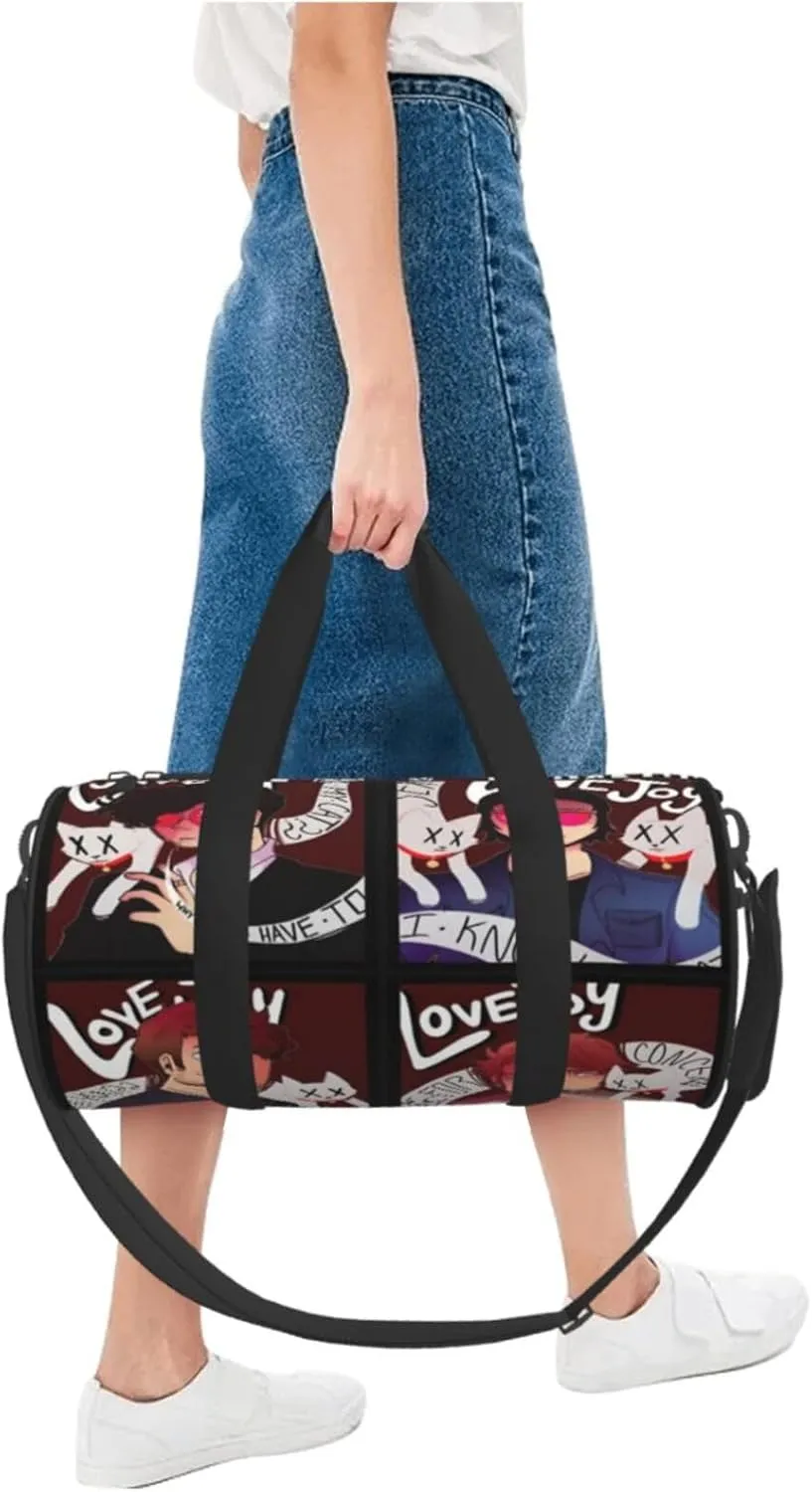 Lovejoy are you alright Duffel Bag Large Capacity Portable Round Travel bag,Travel Sports Bag for Men and Women One Size