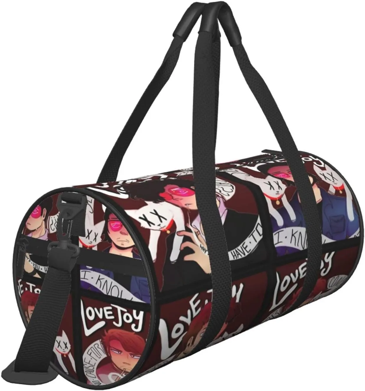 Lovejoy are you alright Duffel Bag Large Capacity Portable Round Travel bag,Travel Sports Bag for Men and Women One Size