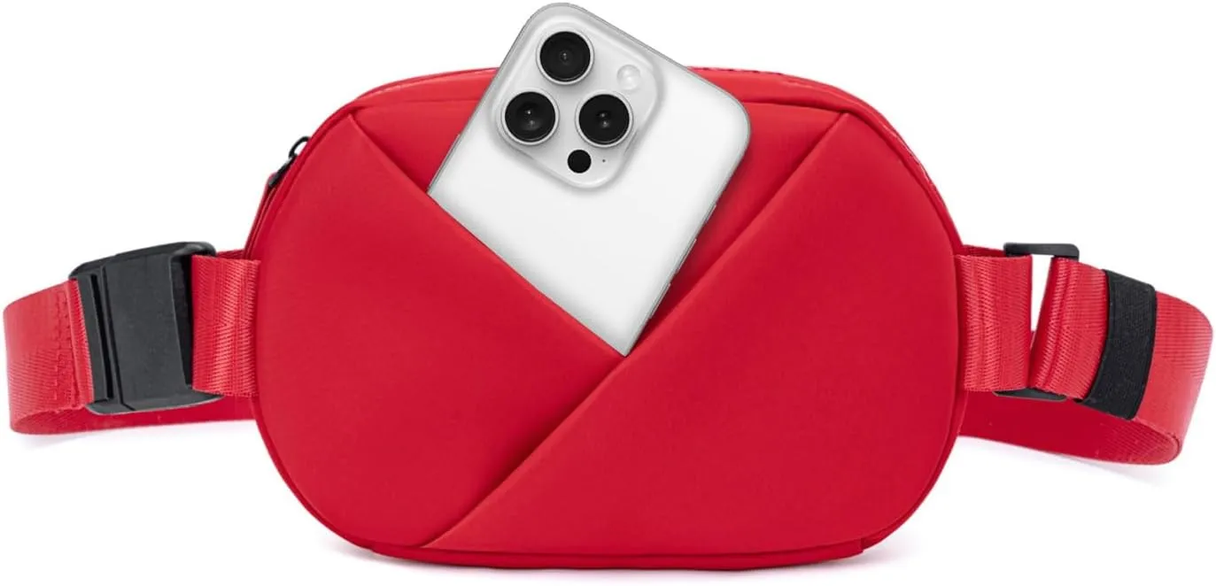 Lux & Nyx Origami Belt Bag (Cardinal Red)