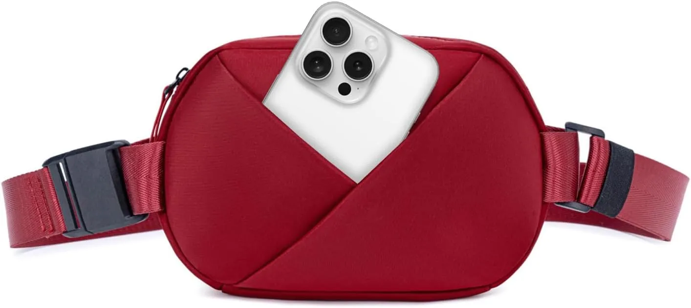 Lux & Nyx Origami Belt Bag (Crimson)