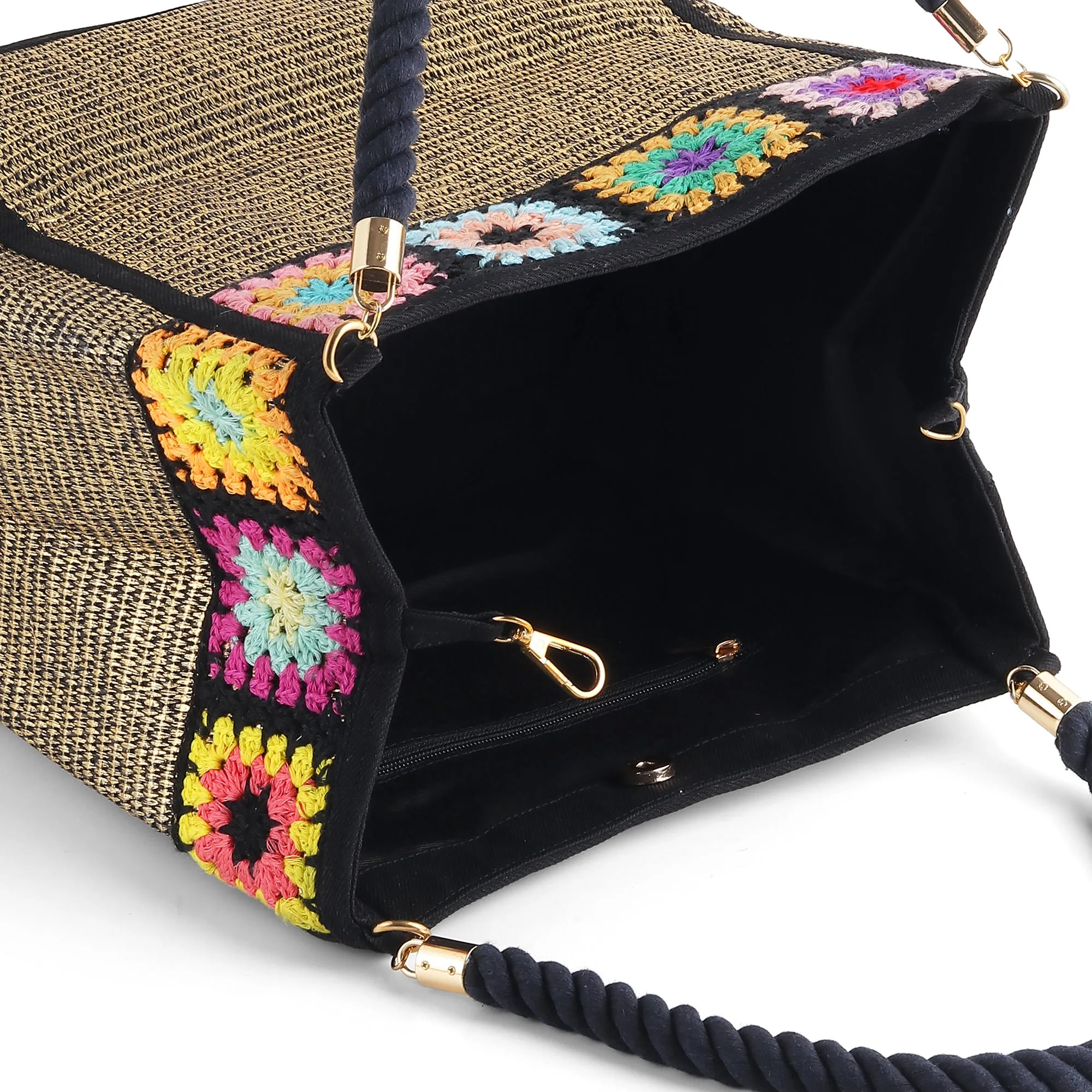 LYNN- GOLD TOTE BAG