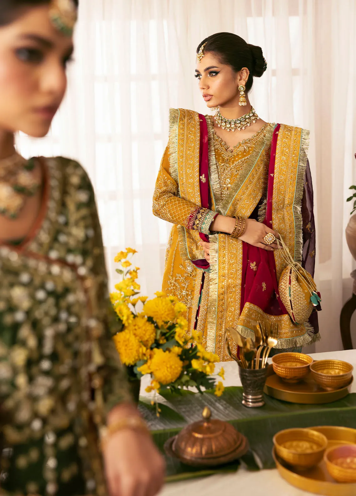Maahru | Chaandni Unstitched Wedding Formals | Gulaal