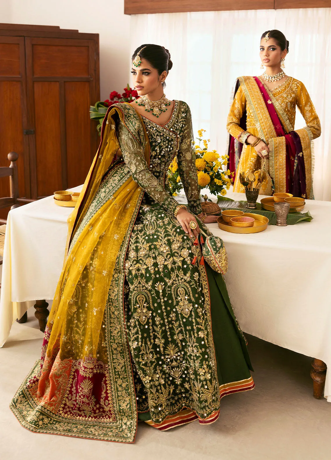 Maahru | Chaandni Unstitched Wedding Formals | Gulaal