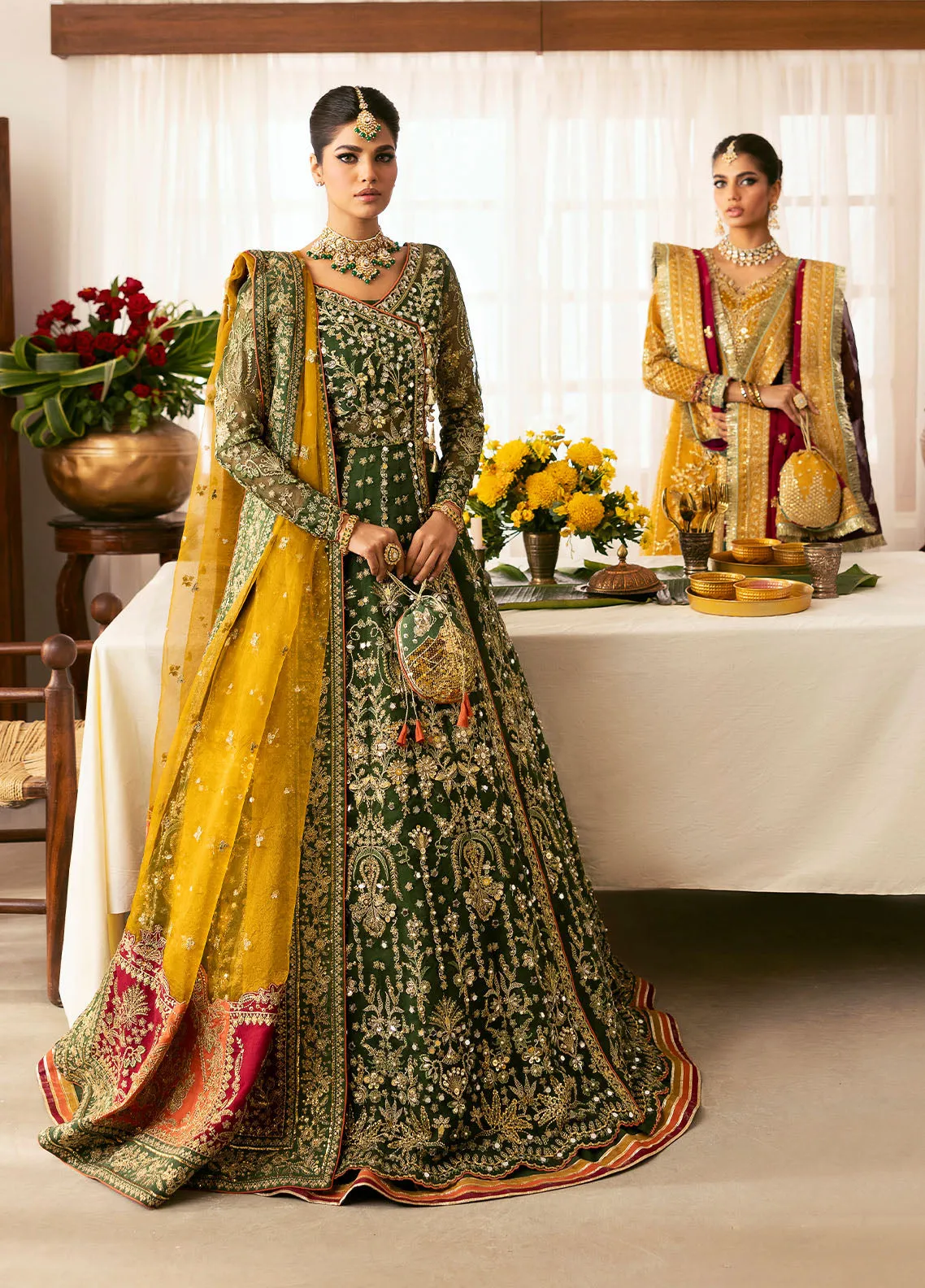 Maahru | Chaandni Unstitched Wedding Formals | Gulaal