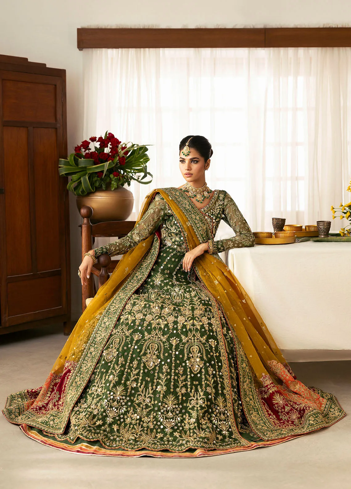 Maahru | Chaandni Unstitched Wedding Formals | Gulaal