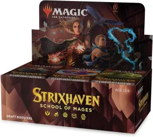 Magic: the Gathering Strixhaven Draft Booster Box (36 Packs)