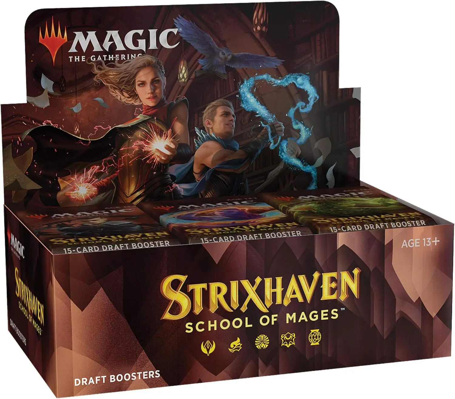 Magic: the Gathering Strixhaven Draft Booster Box (36 Packs)