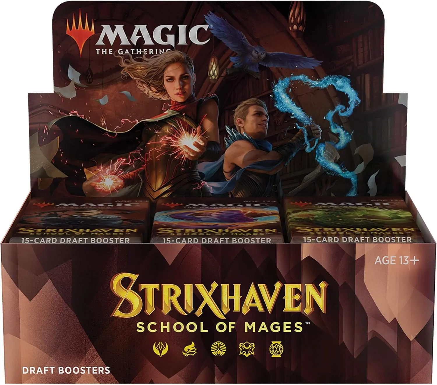Magic: the Gathering Strixhaven Draft Booster Box (36 Packs)