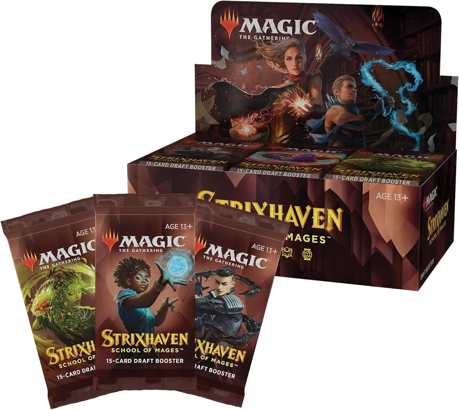 Magic: the Gathering Strixhaven Draft Booster Box (36 Packs)