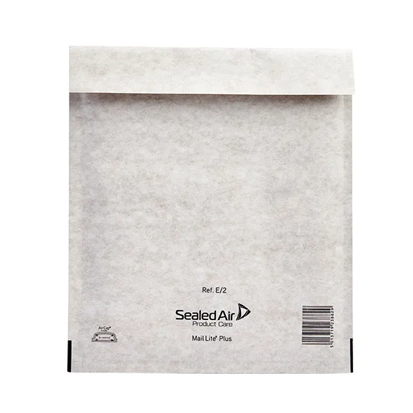 Mail Lite   Bubble Lined Postal Bag Size E/2 220x260mm Oyster White (Pack of 100) MLPE/2