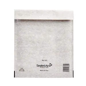 Mail Lite   Bubble Lined Postal Bag Size E/2 220x260mm Oyster White (Pack of 100) MLPE/2