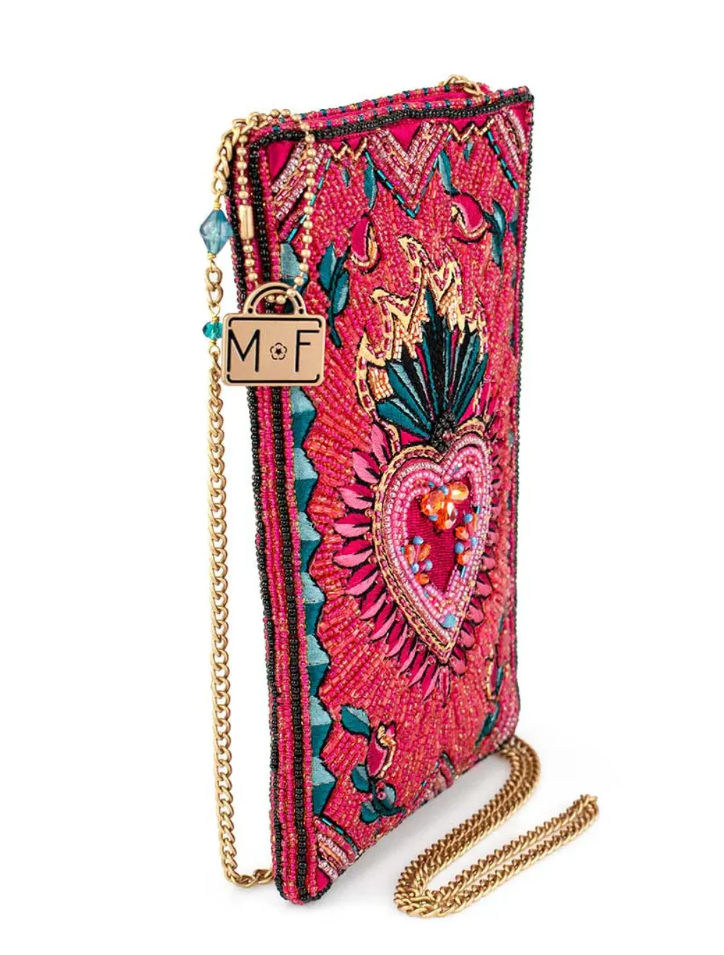 Mary Frances Pure Passion Crossbody Phone Bag