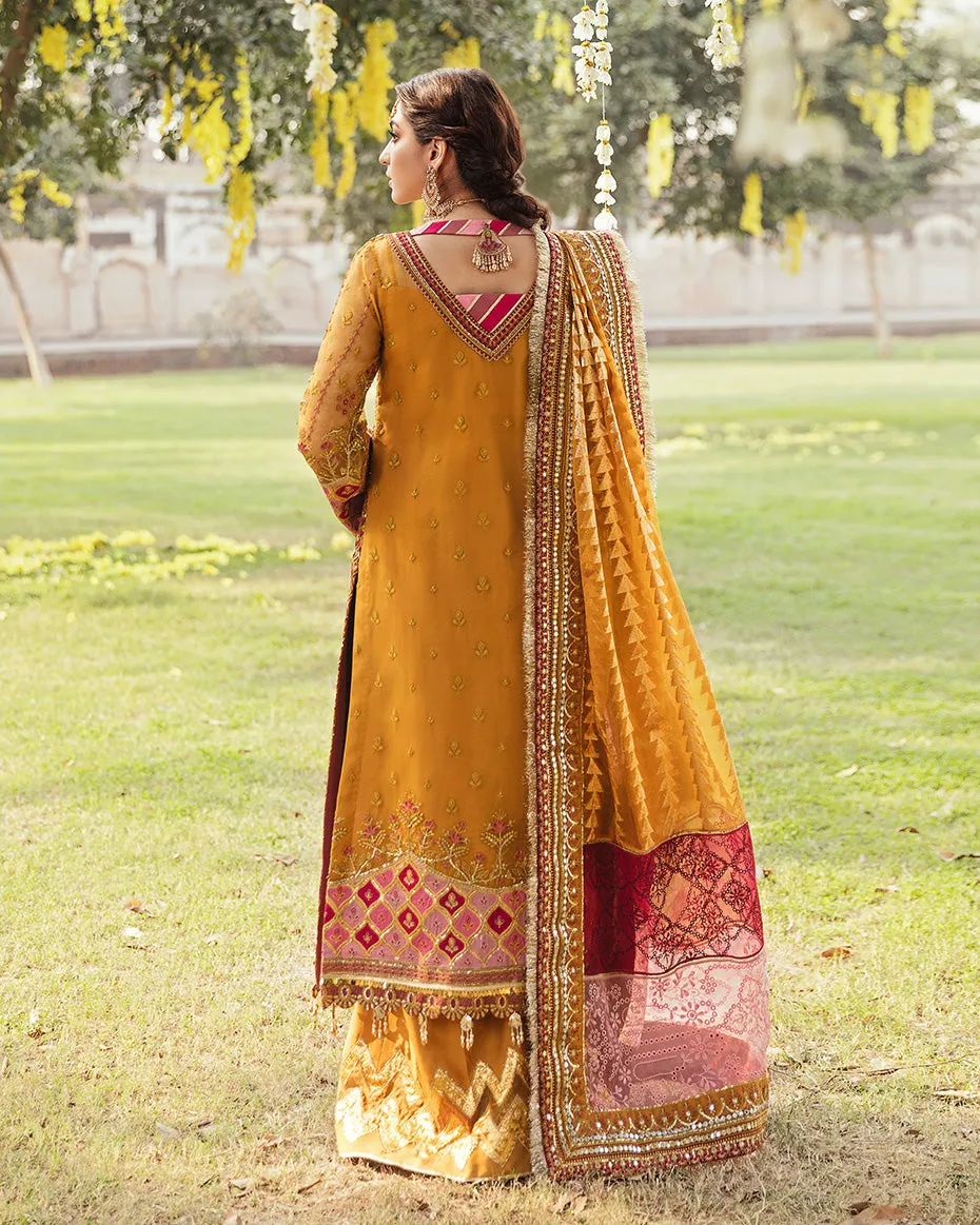 Masakali Embroidered Net 3-Piece Suit WU-03