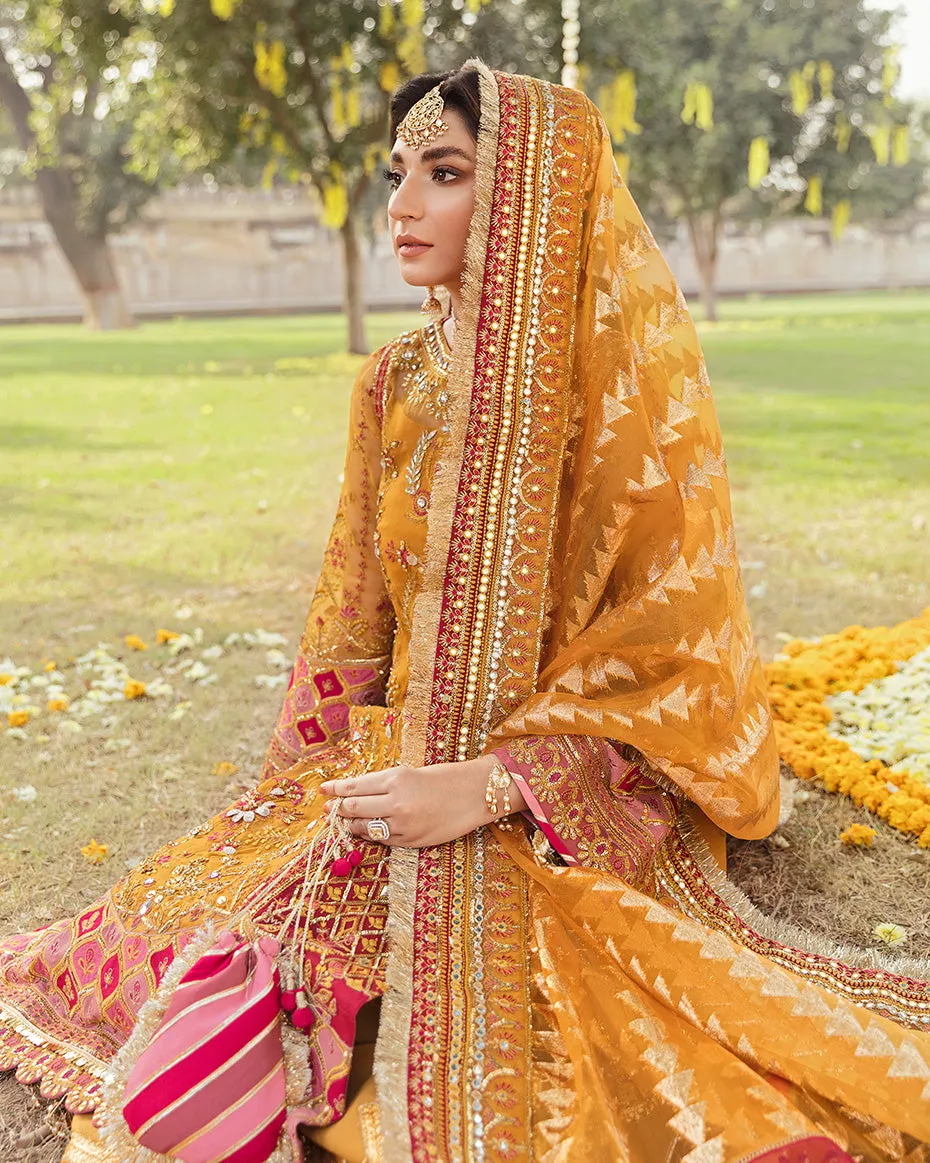 Masakali Embroidered Net 3-Piece Suit WU-03