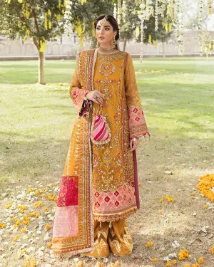 Masakali Embroidered Net 3-Piece Suit WU-03