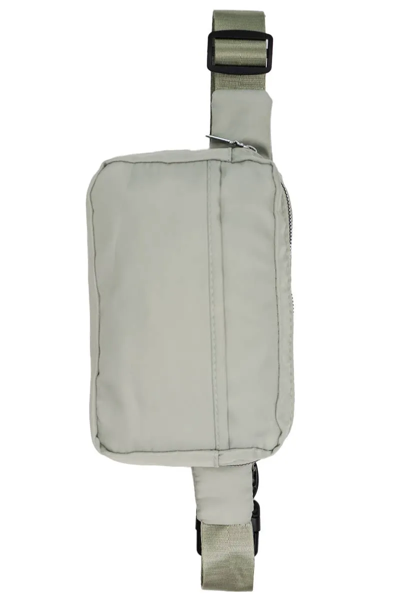 Matte Pastel Belt Bum Fanny Pack