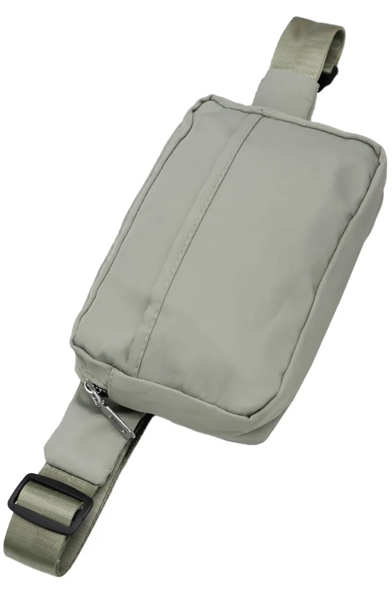 Matte Pastel Belt Bum Fanny Pack