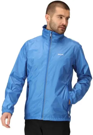 Mens Lyle IV Waterproof Breathable Packable Jacket Coat, Strong Blue, S, Strong Blue, Small