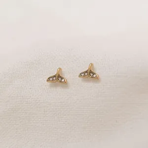 Mermaid Tail Sparkle Studs